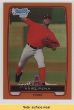 2012 Bowman Chrome Prospects Orange Refractor 22/25 Ariel Pena #BCP47 READ 1x0