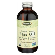 Huile De Lin Bio 8,5 Oz Par Flora