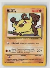 Mankey #81/110 Legendary Collection Common Pokemon TCG HP on eBay