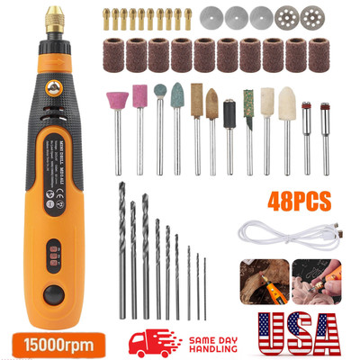 48pcs Abrasive for Dremel Rotary Tool Accessorie Grinding Sanding Polishing Set