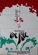 RITE RITEN one sheet movie poster 27x41 INGMAR BERGMAN 1969 NM VERY RARE