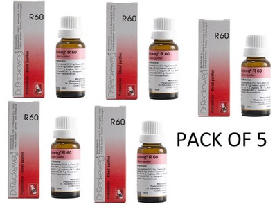 Dr Reckeweg R60 Drops 22ml ×5 | Natural Cleansing Support Skin & Body Wellness