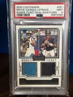 2023 Panini Contenders Rookie Ticket Dual Swatches DS-1 Bryce Young C.J. Stroud
