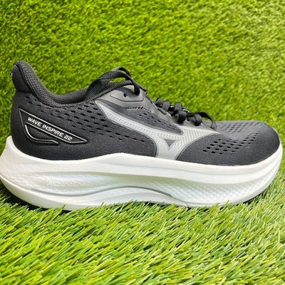 Mizuno Wave Inspire 22 Womens Size 7.5 Black White Road Running Shoes Sneakers