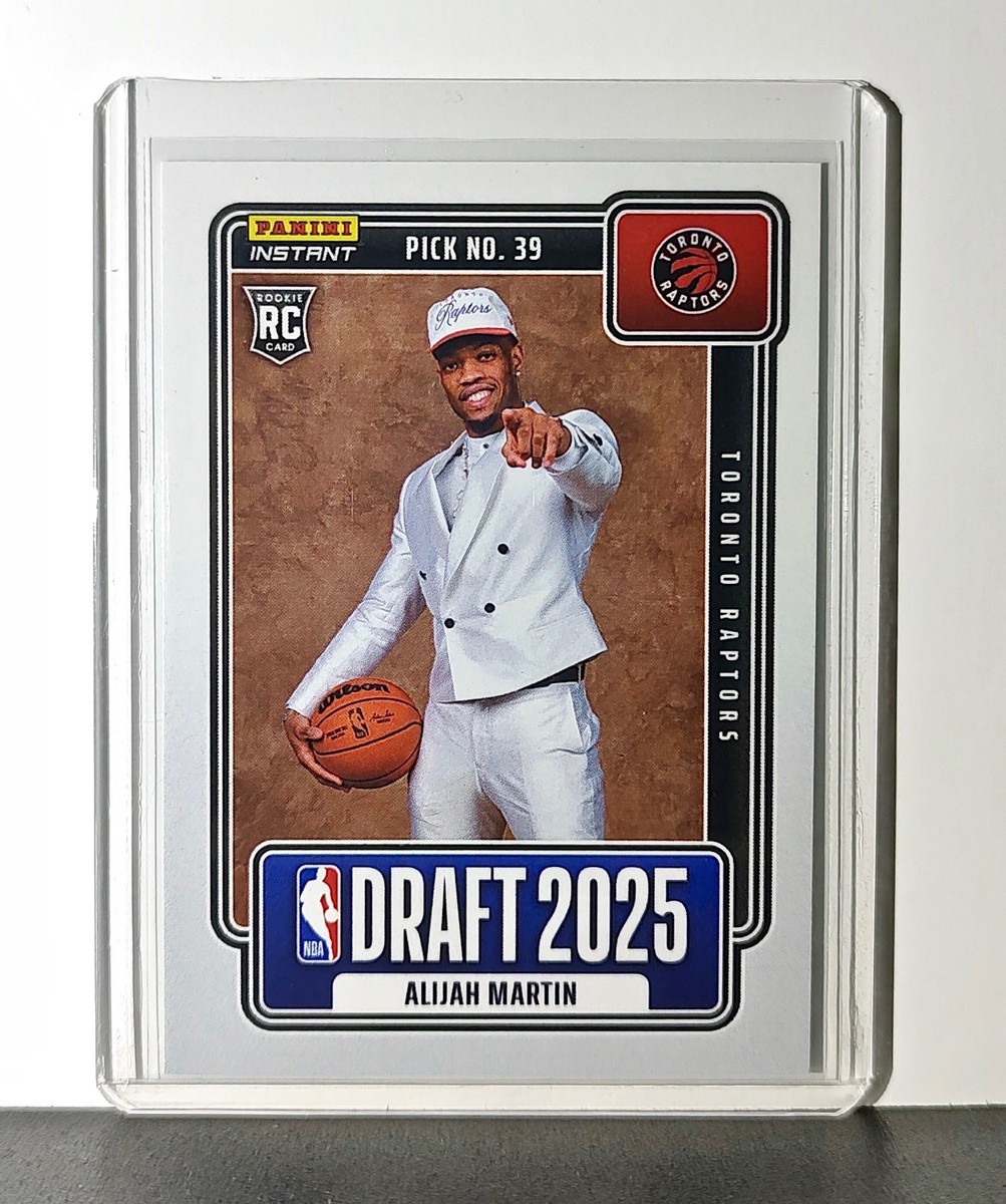 NBAカード イマニュエル・クイックリー　ルーキー　ジャージーサイン Alijah Martin Rookie 2025-26 Panini NBA #31 Draft Night Card
