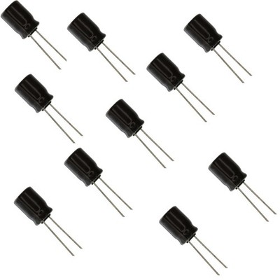 EX ELECTRONIX EXPRESS Electrolytic Radial Lead Capacitor 50V 1,000µF, Pack of 10