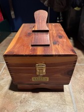 Vintage Griffin Shinemaster Wooden Shoe Sign Box With Brushes Polish And Soap
