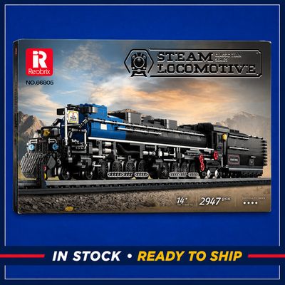 #ad Reobrix Big Boy Steam Locomotive Train Building Block Set 2947PCS 66805 $139.99