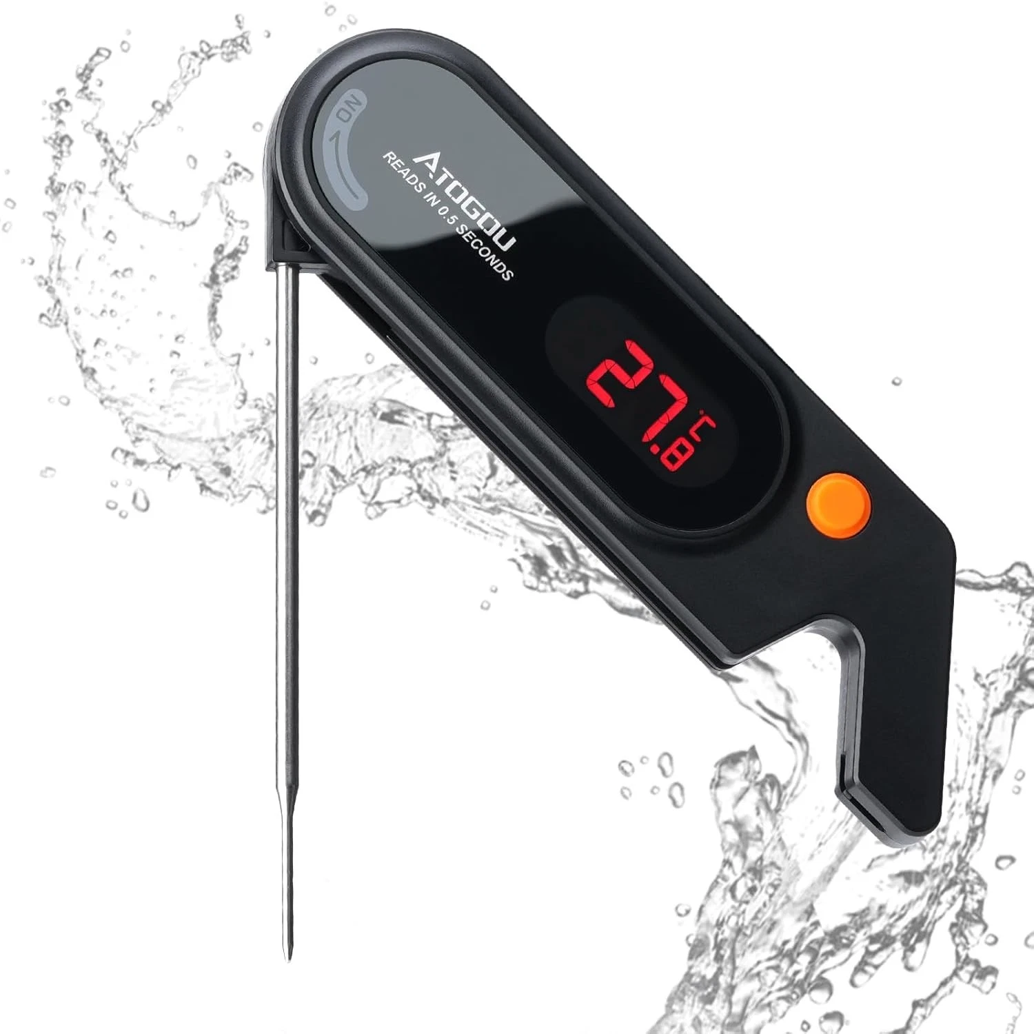ATOGOU Thermocouple Faster Instant Read Meat Thermometer ±0.3°C, 0.5