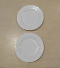 Vtg Pyrex Tableware By Corning Set of 2 Milk Glass Salad Plates
