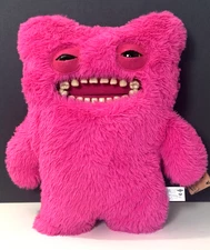 FUGGLER BIGG FUGGS MR BUTTONS Plush XL 18” Pink Ugly Monster New Free Shipping