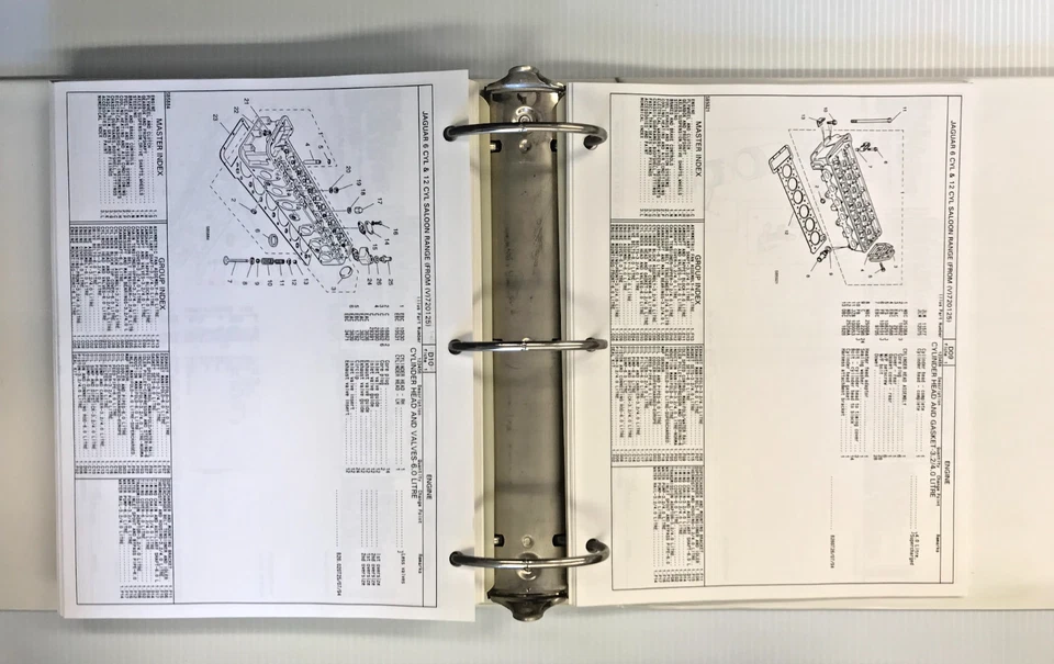 Jaguar OEM Impreso Manual de Piezas 1995-1997 Jaguar XJ6 XJ12 XJR RTC9922 Excelente Foto 3 de 4