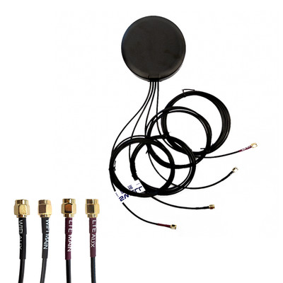 4x4 MIMO 5G LTE Antenne, 700-4900 MHz, Dualband WiFi 2,4/5,8 GHz, SMA, IP67