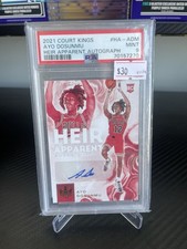 /199 Ayo Dosunmu Rookie Auto Court Kings Heir Apparent 2021-22 Panini Base RC SN