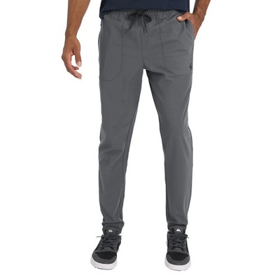 Quiksilver Men's Joggers Stretch Woven Pants Moisture Wicking Tapered New S-XXL