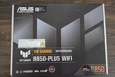 ASUS B850-PLUS TUF Gaming WiFi 7 AMD AM5 ATX Motherboard (New, Open Box)