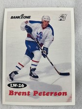 IHL 1997-98 Milwaukee Admirals Hockey Card #26-Brent Peterson