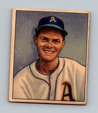 1950 Bowman #103 Eddie Joost LOW GRADE Vintage Baseball Card