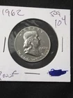 Super Nice 1962 Proof Franklin Half Dollar With Full Bell Lines