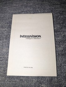 Las Vegas Poker and Blackjack Intellivision Game 1979 CIB! White Label! Tested!