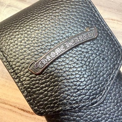 Chrome Hearts Eyewear Hard Case Black Leather Glasses Sunglasses Case Only