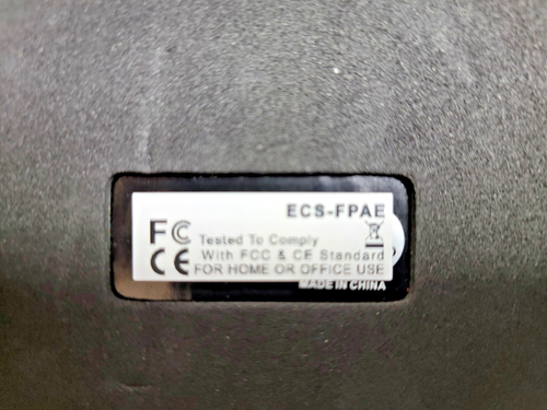 ECS ECS-FPAE USB Transcription Foot Pedal 3-Function Control - Afbeelding 2 van 3