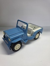 Vintage 1960's Tonka Pressed Steel Blue Jeep Loose No Box Used