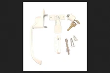 Barton Kramer Screen Door Handle 1-3/4 White Finish