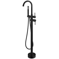 Aolemi Freestanding Bathtub Faucet Tub Filler Stand Alone Matte Black
