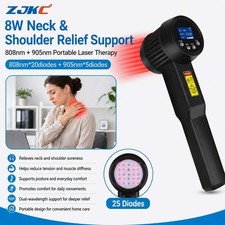 Handheld Infrared Laser Therapy Device 8W for Back, Neck Shoulder Pain Relief