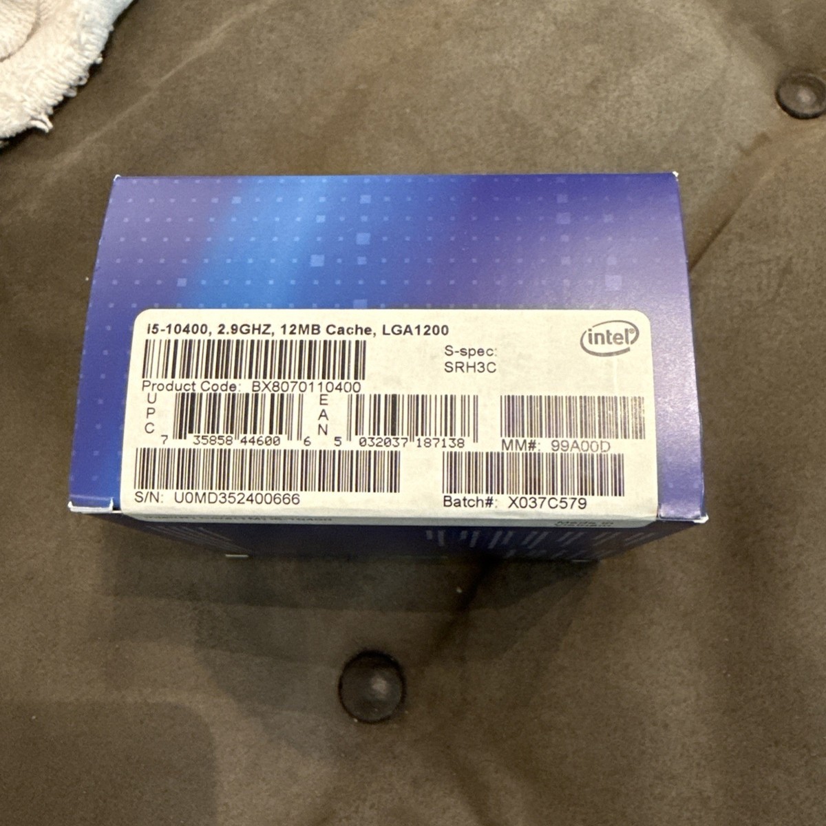 Intel Core i5-10400 Processor (4.3 GHz, 6 Cores, Socket LGA1200