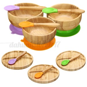 bamboo baby plates