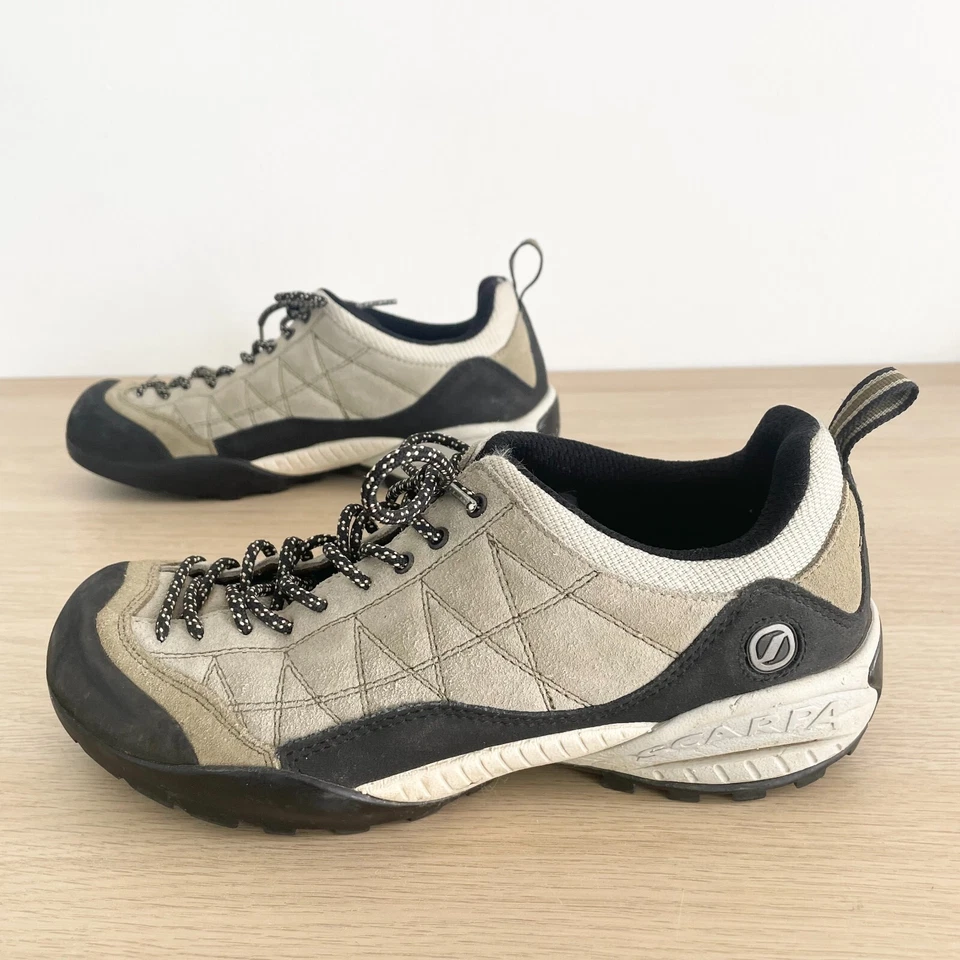 Scarpa Zen Pro Hiking Shoes Unisex US M6 W7 EU 38 UK 5 Smoke Fog Gray Low Top - image 2 of 4