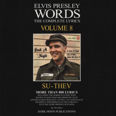 Elvis Presley - Words Vol.08 - The Complete Lyrics SU-THEV - Books/Magazine