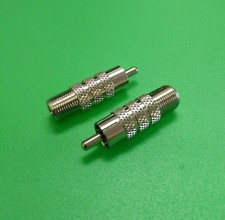  1 PC RCA Male to F Female Adapter