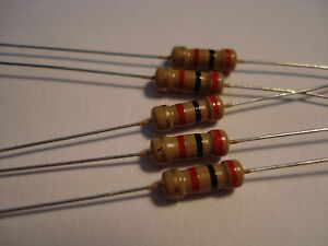 5 1//2  0.5 Watt Carbon Film Resistors 24 ohm 5/% Canada Resistor