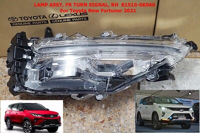 Lamp Assy Front Turn Signal RH 81510-0K060Toyota New Fortuner 2021