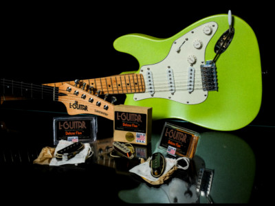 Fender STRAT - DELUXE FLUX - single coil pickup replacement .187 A5 Black Top