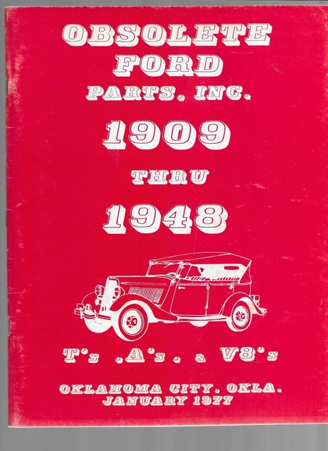 2 VINTAGE FORD PARTS CATALOGS FOR 1909-1948 MODELS | eBay