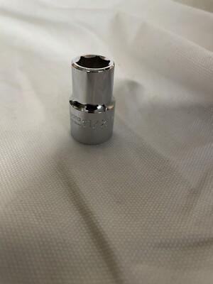 Proto J5416H, 1/2 Dr, 6pt 1/2  Socket, Chrome, USA