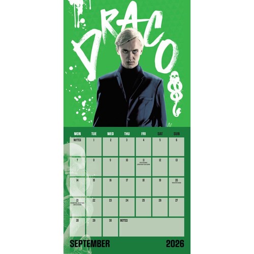 2026 Harry Potter Movie Square Calendar – Official Product – Hogwarts - Picture 4 of 7