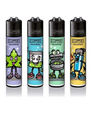 24 Accendini Clipper Large OMENS - Ricaricabili E Multicolori - Foto 8