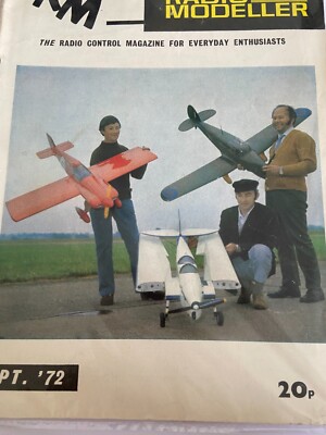 VINTAGE R/M RADIO MODELLER SEPTEMBER 1972 R/C HOBBY MAGAZINE