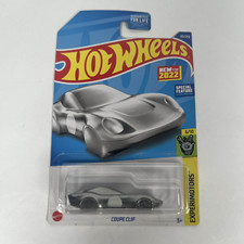 2022 Hot Wheels #101 Experimotors 6/10 COUPE CLIP Key Chain Clip Metallic Silver