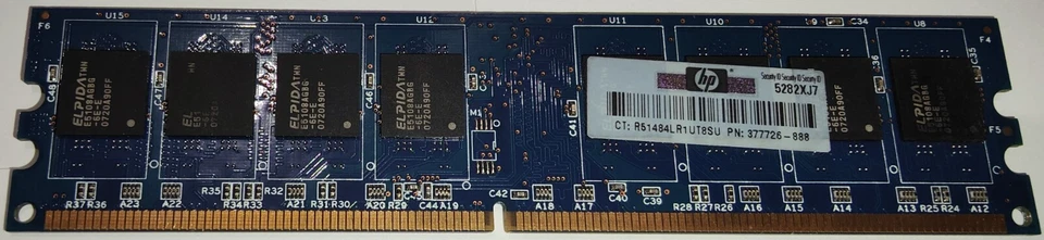 1 GB Go RAM Ramaxel DDR2 PC2-5300 (666 MHz) RML1320EG38D7W-667 - Photo 2/3