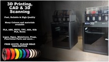 3D Printing/CAD service & 3D Scanning FAST, HIGH QUALITY, FREE  QUOTE