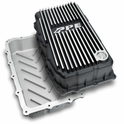 #ad #ad PPE Brushed Aluminum Deep Transmission Pan For 19 Chevy GMC 3.0L Duramax 10L80 $287.99