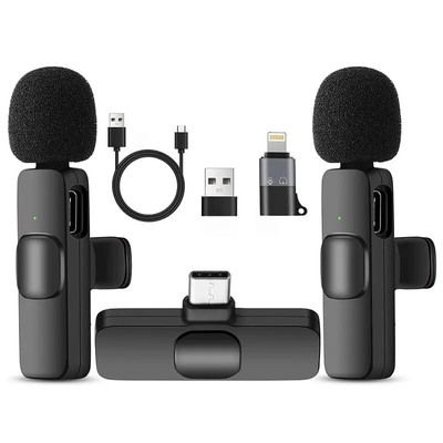 HABO Mini Mikrofon iOS USB Podcast TikTok ASMR Video Interview Tragbar Unsichtba