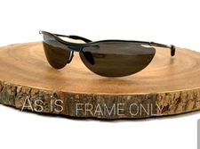 Costa Del Mar Wrap Sunglasses FRAME ONLY As is Black PO 22 Polaris Japan Made