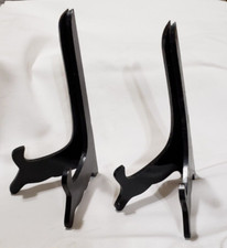 TWO Black Wood Easels one 9 inches,  one 10 inches